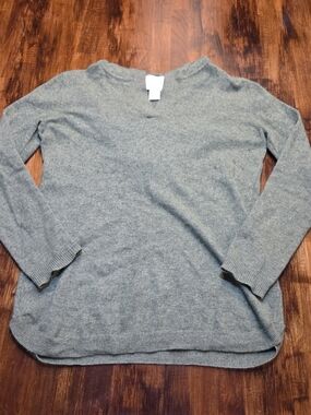 Cynthia Rowley women's 100% 2-Ply Cashmere sage green sweater size XS